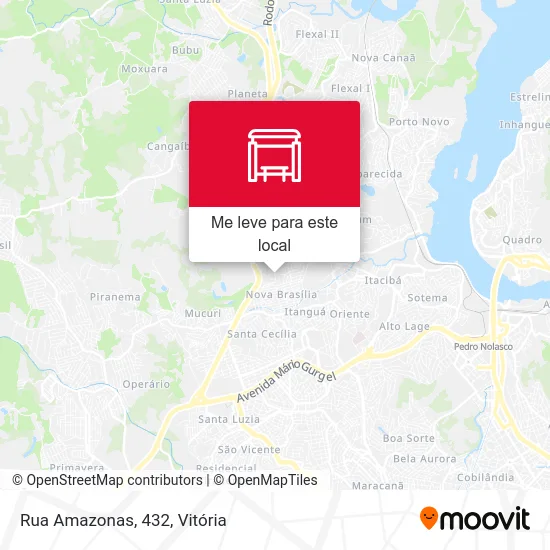 Rua Amazonas, 432 mapa