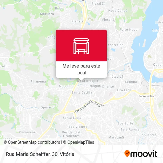 Rua Maria Scheiffer, 30 mapa