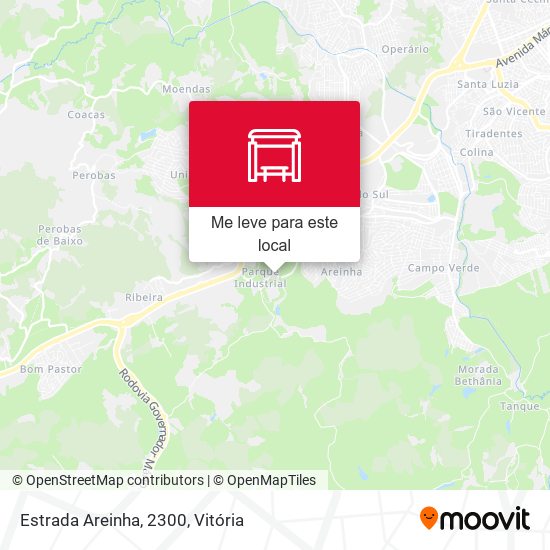 Estrada Areinha, 2300 mapa