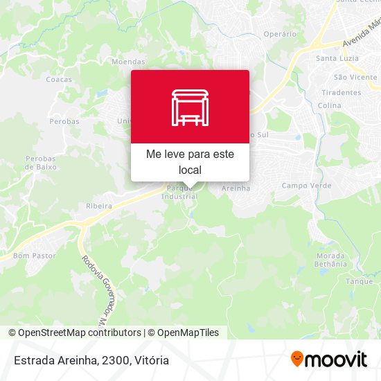 Estrada Areinha, 2300 mapa