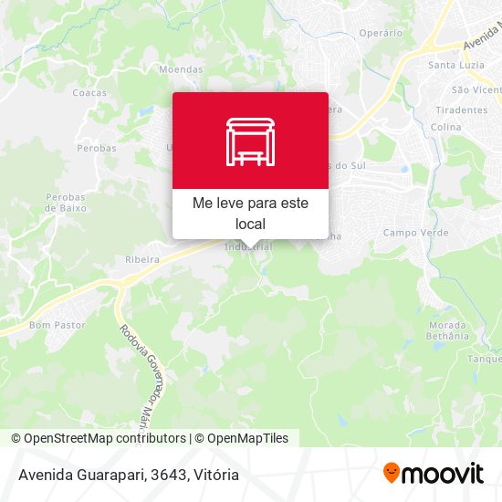 Avenida Guarapari, 3643 mapa