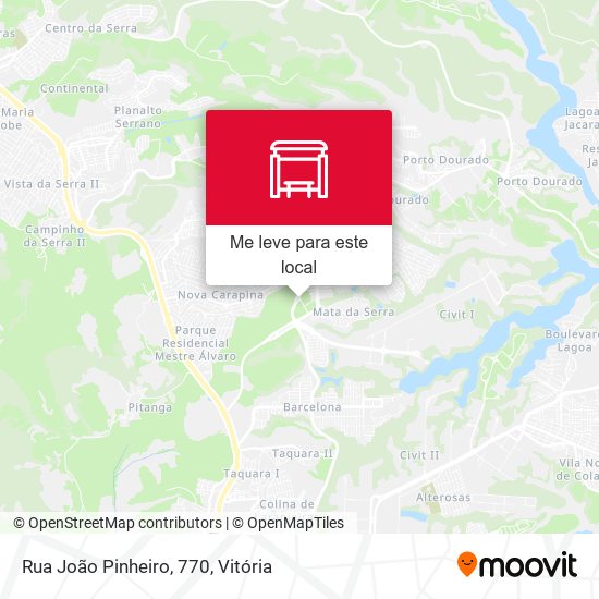 Rua João Pinheiro, 770 mapa