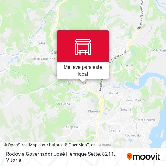Rodovia Governador José Henrique Sette, 8211 mapa