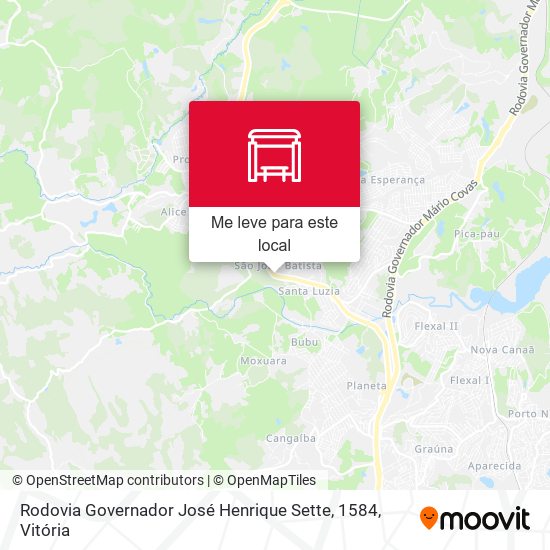 Rodovia Governador José Henrique Sette, 1584 mapa