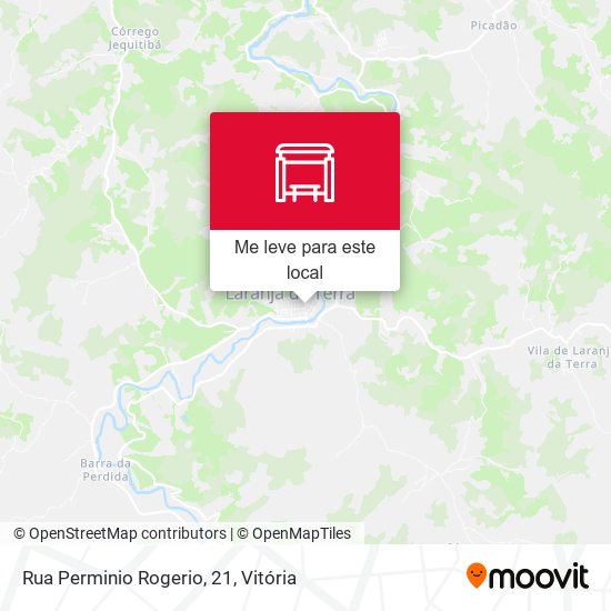 Rua Perminio Rogerio, 21 mapa