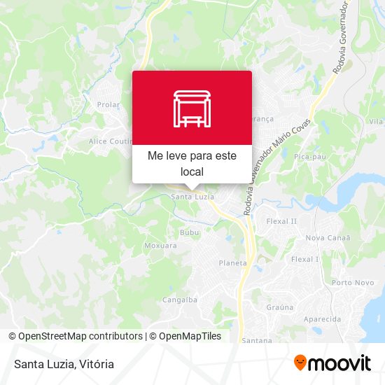 Santa Luzia mapa