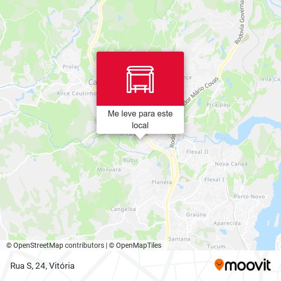 Rua S, 24 mapa