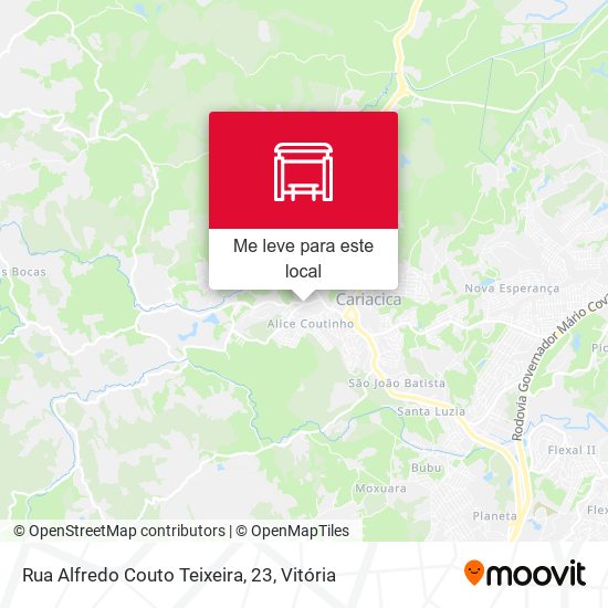 Rua Alfredo Couto Teixeira, 23 mapa