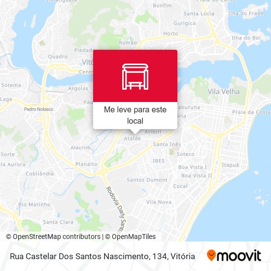 Rua Castelar Dos Santos Nascimento, 134 mapa