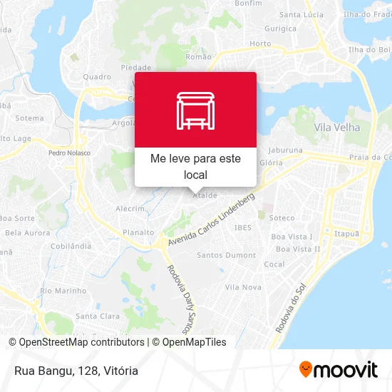 Rua Bangu, 128 mapa