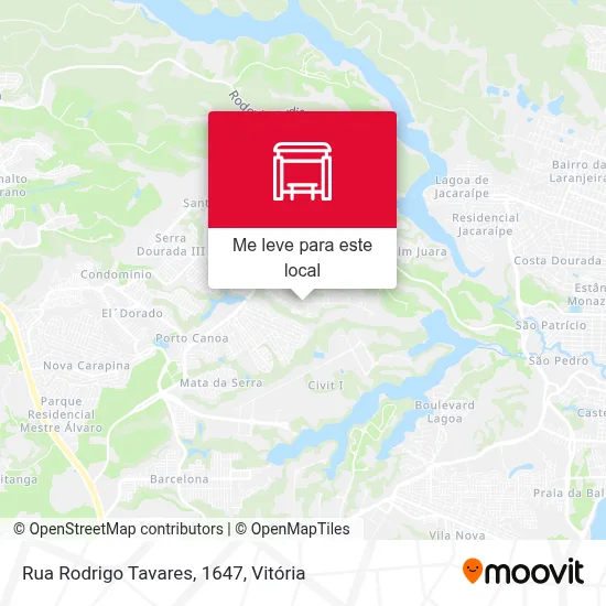 Rua Rodrigo Tavares, 1647 mapa