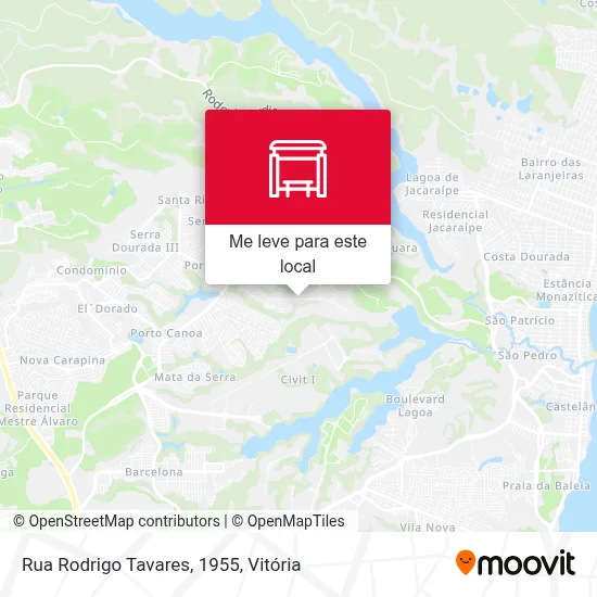 Rua Rodrigo Tavares, 1955 mapa