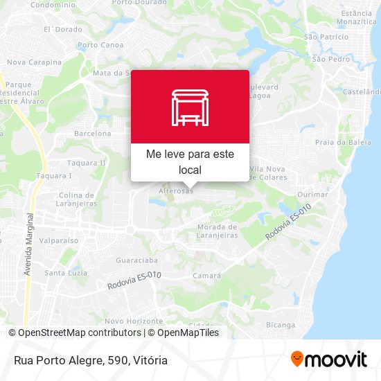 Rua Porto Alegre, 590 mapa