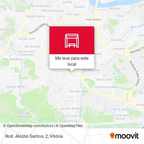 Rod. Aloízio Santos, 2 mapa