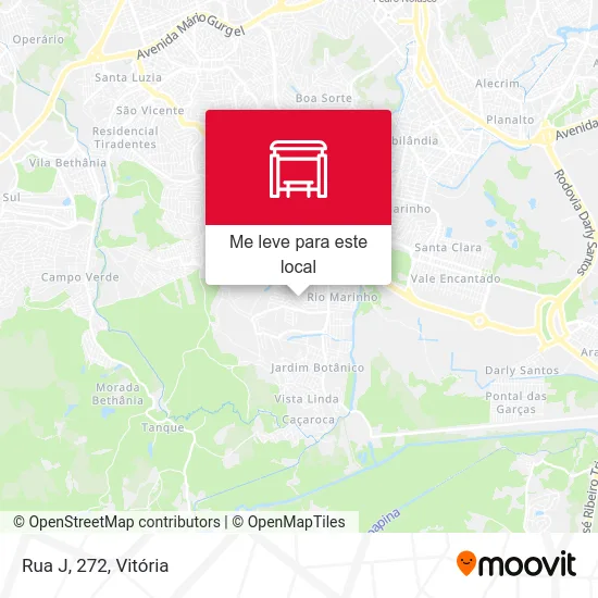 Rua J, 272 mapa