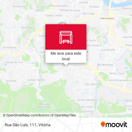 Rua São Luis, 111 mapa