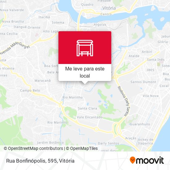 Rua Bonfinópolis, 595 mapa