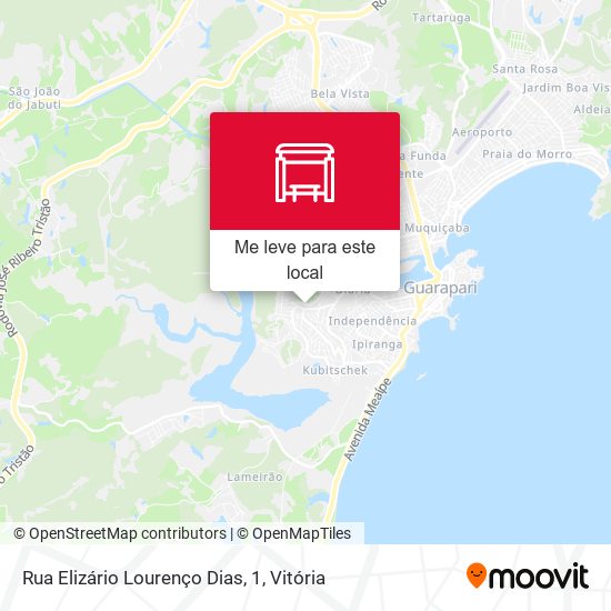 Rua Elizário Lourenço Dias, 1 mapa