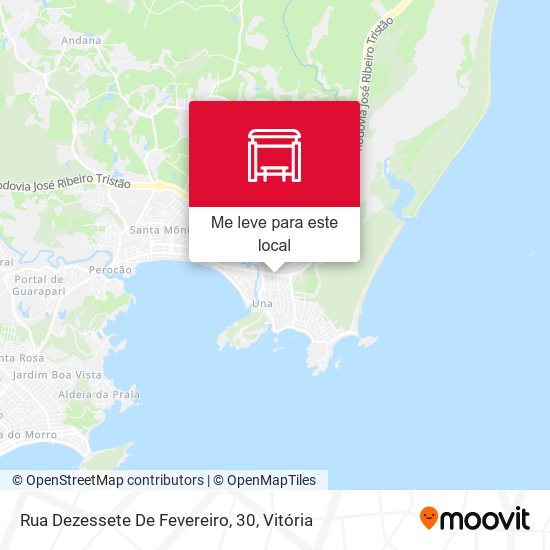 Rua Dezessete De Fevereiro, 30 mapa