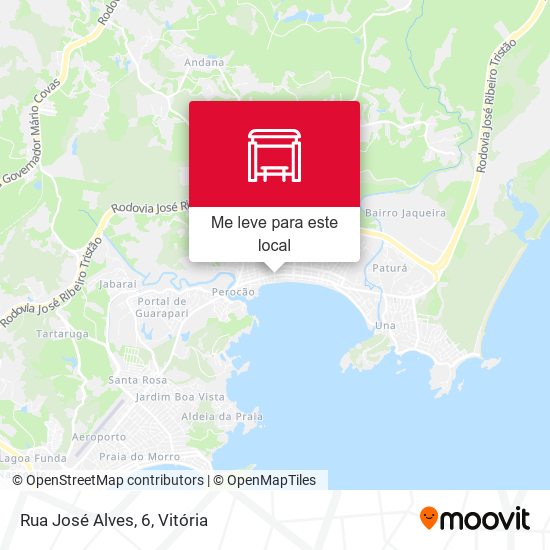 Rua José Alves, 6 mapa