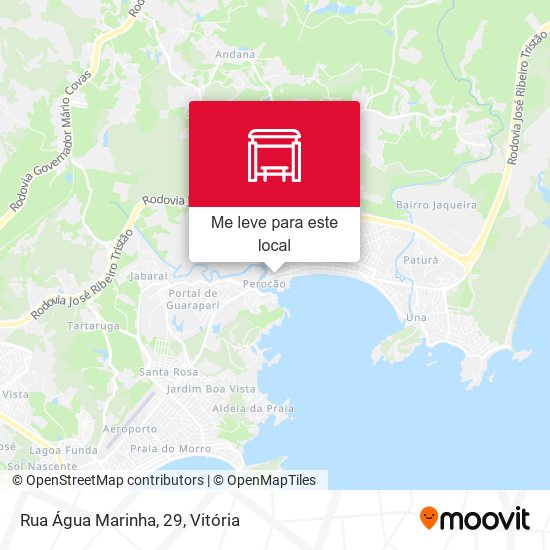 Rua Água Marinha, 29 mapa