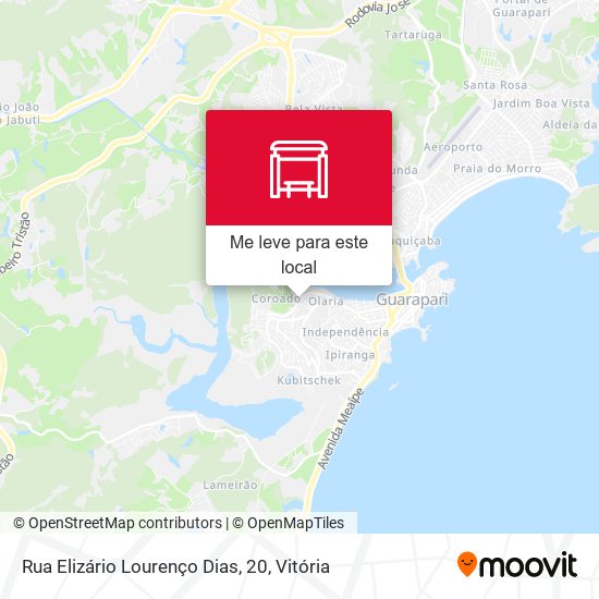 Rua Elizário Lourenço Dias, 20 mapa