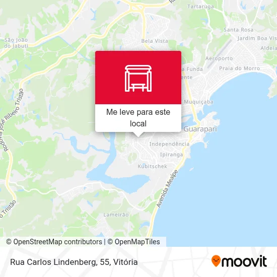 Rua Carlos Lindenberg, 55 mapa