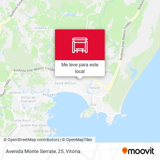 Avenida Monte Serrate, 25 mapa