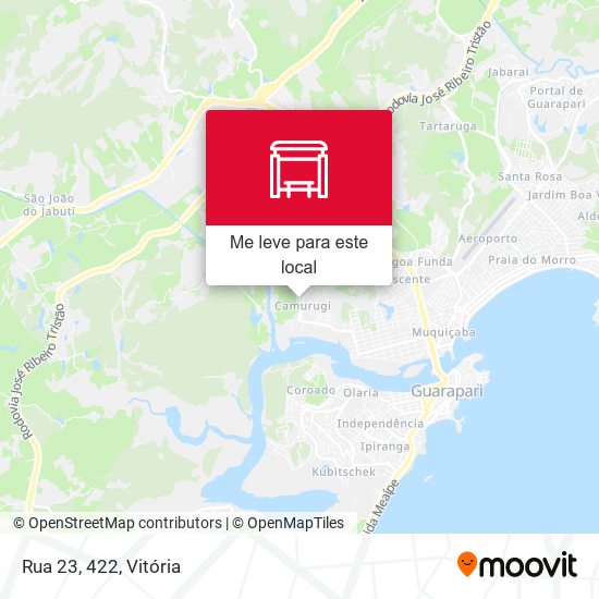 Rua 23, 422 mapa