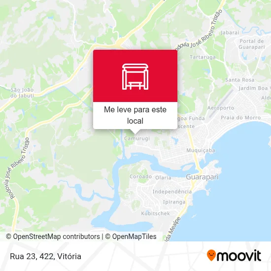 Rua 23, 422 mapa