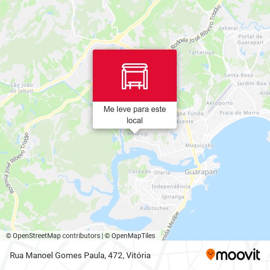 Rua Manoel Gomes Paula, 472 mapa