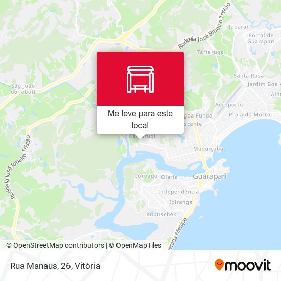 Rua Manaus, 26 mapa