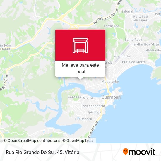 Rua Rio Grande Do Sul, 45 mapa