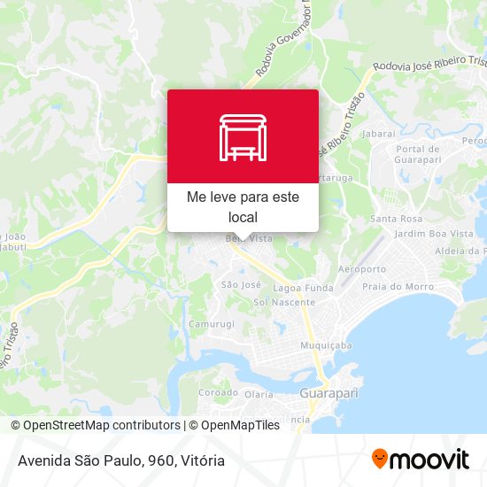 Avenida São Paulo, 960 mapa