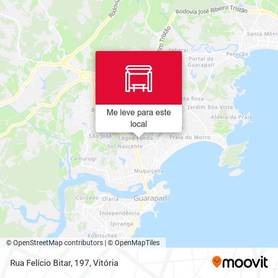 Rua Felício Bitar, 197 mapa