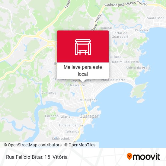Rua Felício Bitar, 15 mapa