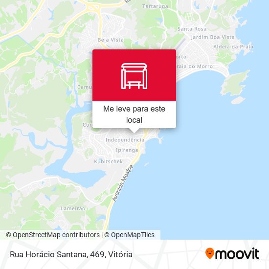 Rua Horácio Santana, 469 mapa