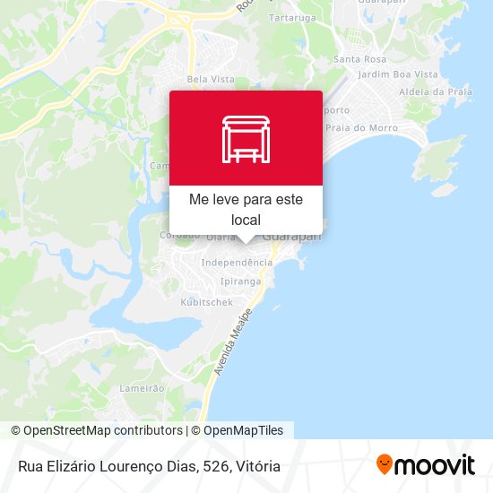 Rua Elizário Lourenço Dias, 526 mapa