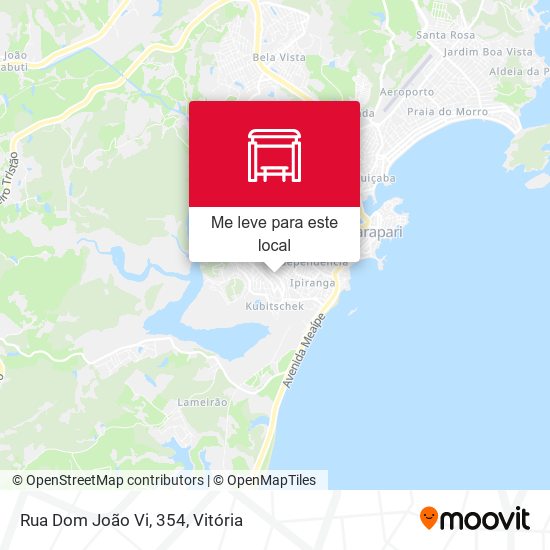 Rua Dom João Vi, 354 mapa