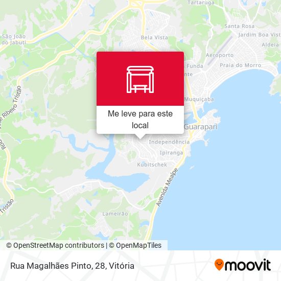 Rua Magalhães Pinto, 28 mapa