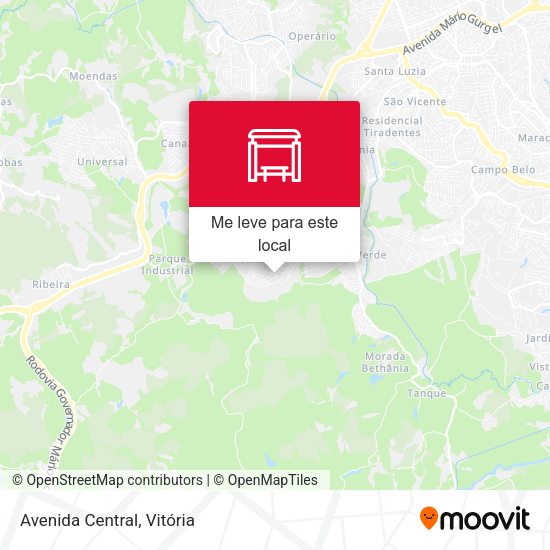 Avenida Central mapa