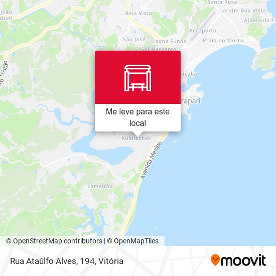 Rua Ataúlfo Alves, 194 mapa