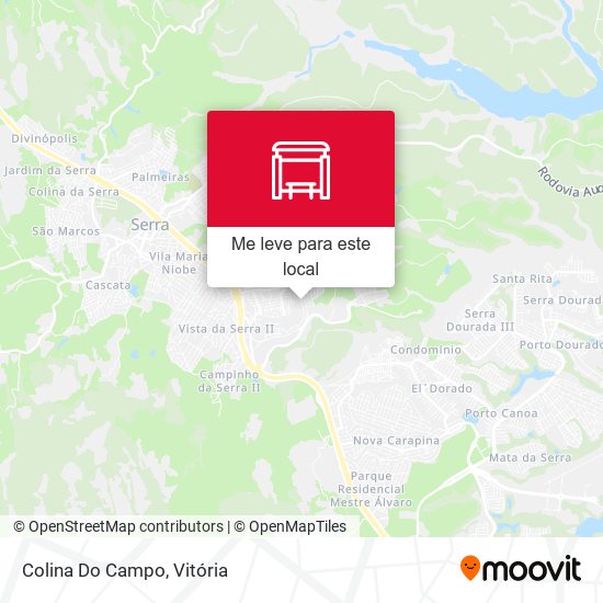 Colina Do Campo mapa