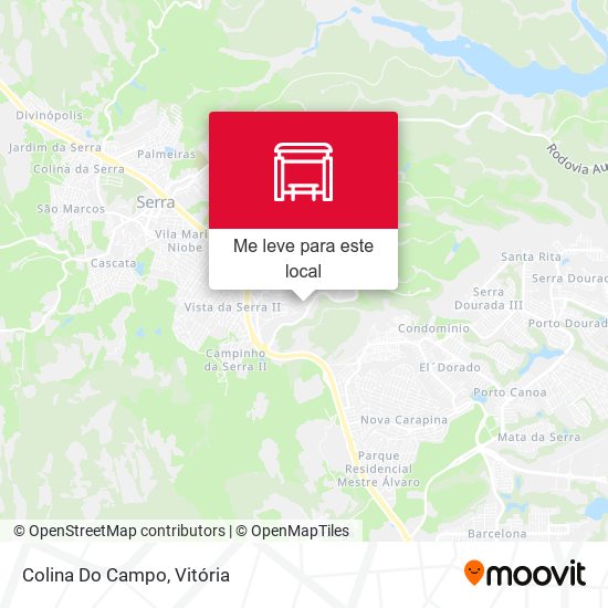 Colina Do Campo mapa