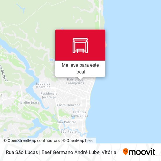 Rua São Lucas | Eeef Germano André Lube mapa