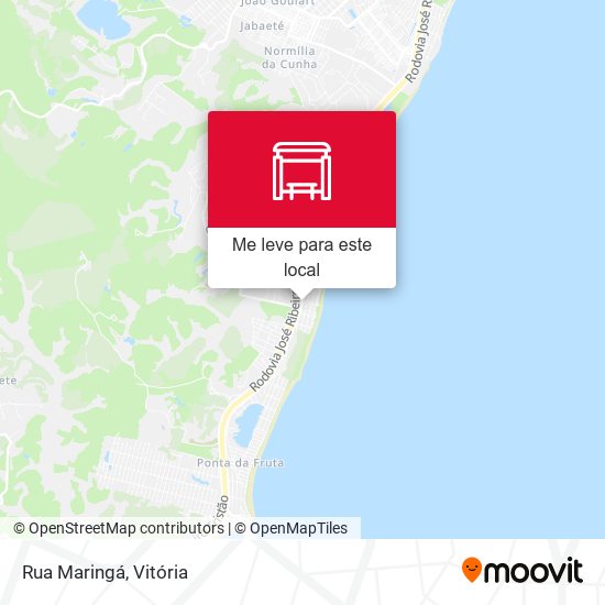 Rua Maringá mapa