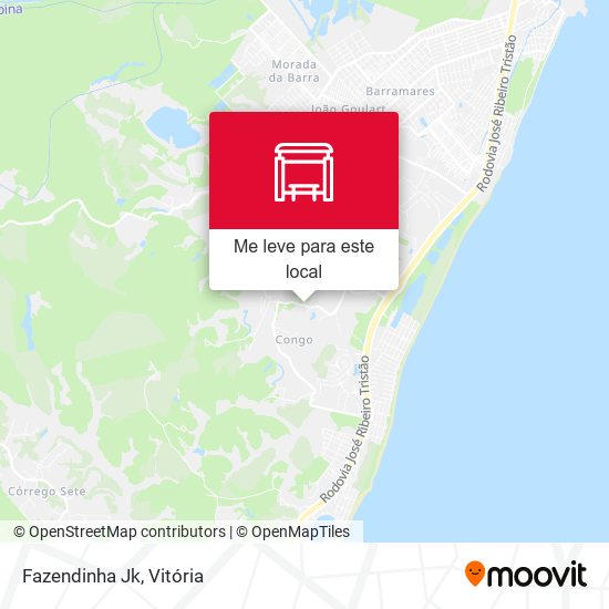 Fazendinha Jk mapa