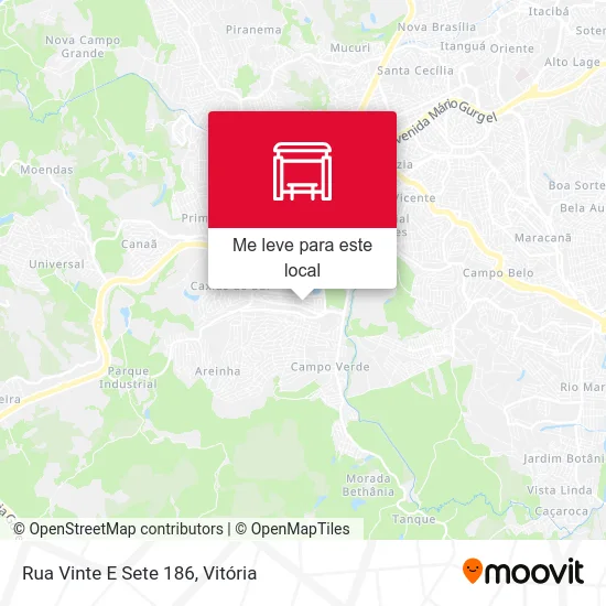 Rua Vinte E Sete 186 mapa