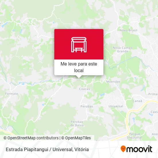 Estrada Piapitangui / Universal mapa