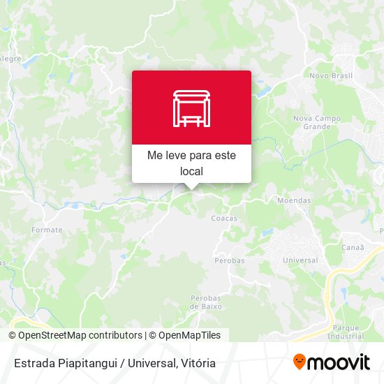 Estrada Piapitangui / Universal mapa